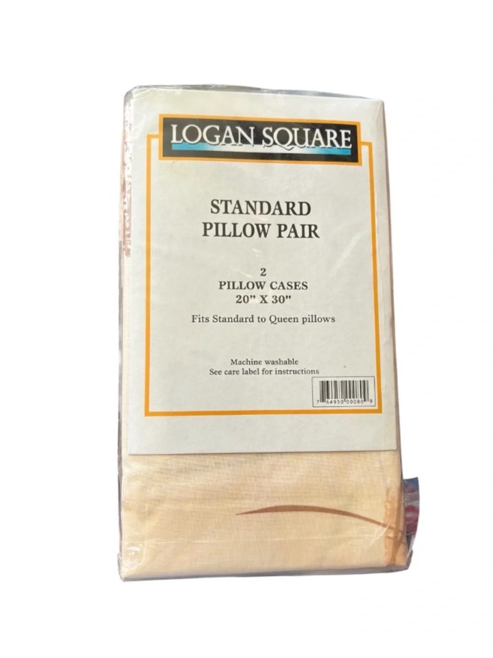 NWT Logan Square 2 High Quality Pillow Cases Fit Standard to Queen 20” x 30”.